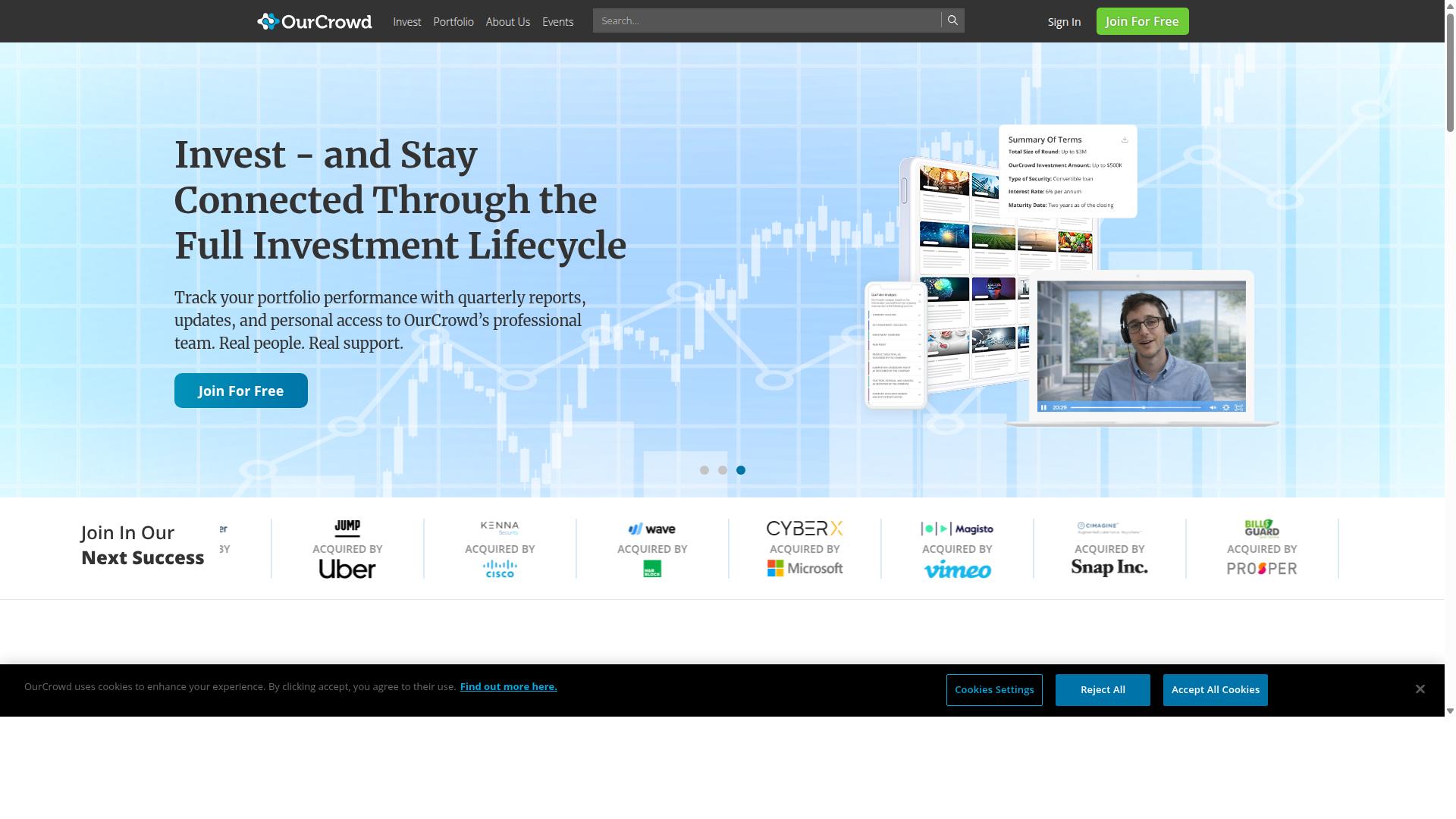 OurCrowd website